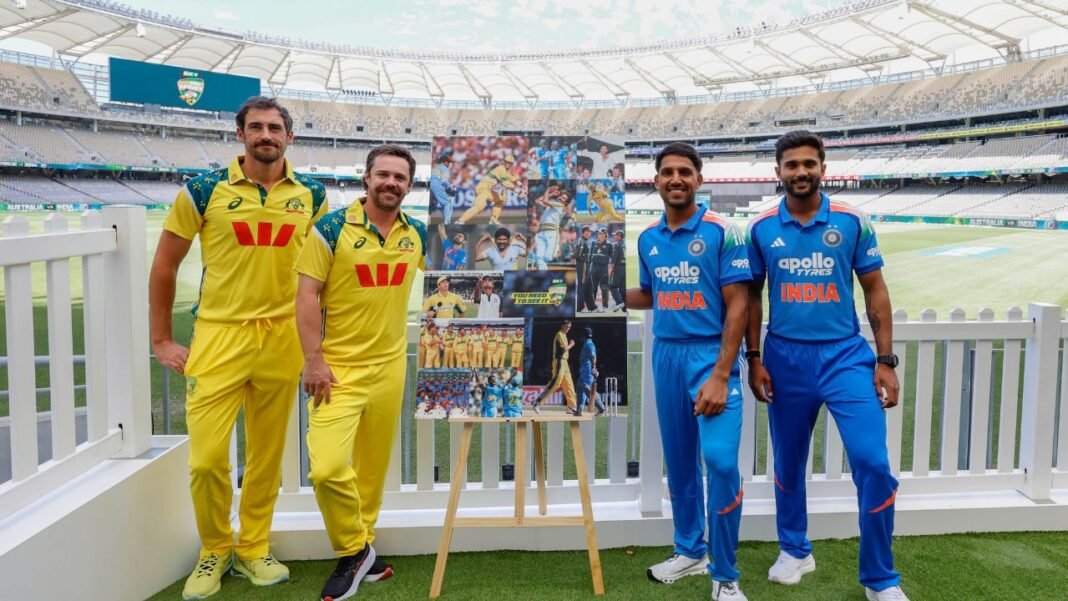 IND vs AUS : टीम इंडिया की नई वनडे जर्सी में अब अपोलो टायर्स का लोगो, पर्थ में हुआ फोटोशूट