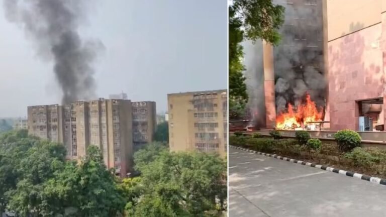 BD Marg : सांसदों के आवास के पास ब्रह्मपुत्र अपार्टमेंट्स में भीषण आग, दमकल कर्मी आग बुझाने में जुटे