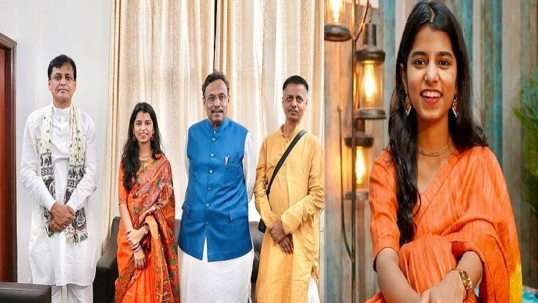 Politics News : मैथिली ठाकुर का राजनीति में आगमन लगभग तय — बीजेपी के ब्राह्मण वोट समीकरण को साधने की रणनीति