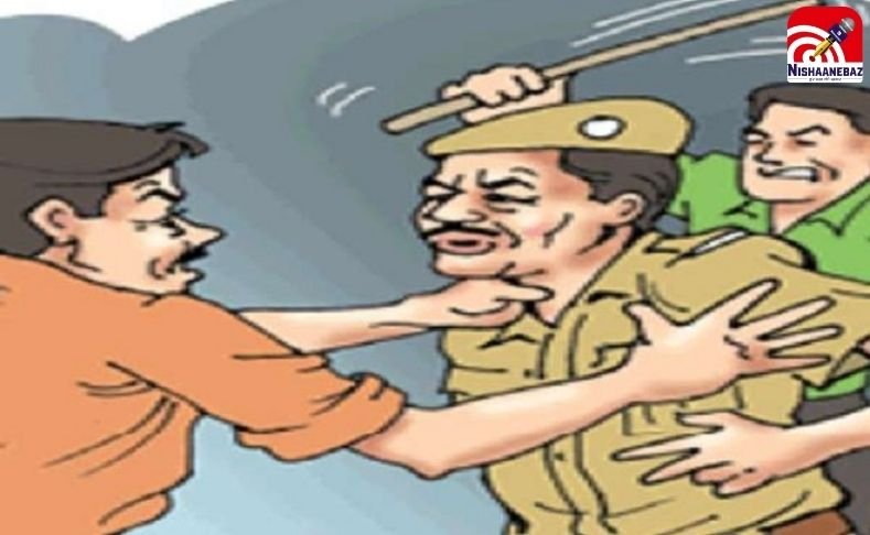 बिलासपुर में खाकी पर हमला