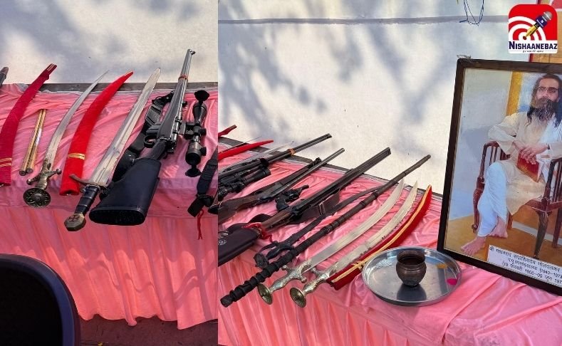 राष्ट्रीय स्वयंसेवक संघ ने मनाया विजयदशमी उत्सव, शताब्दी वर्ष के तहत बड़े पैमाने पर शास्त्र पूजा….