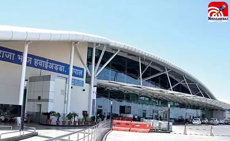 भोपाल राजा भोज एयरपोर्ट से हवाई सफर पर बारिश का ब्रेक : सितंबर में घटे यात्री