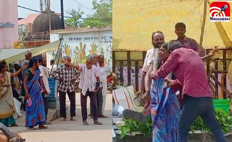 रीवा में बीच सड़क महिला-पुरुष का हाई-वोल्टेज ड्रामा…