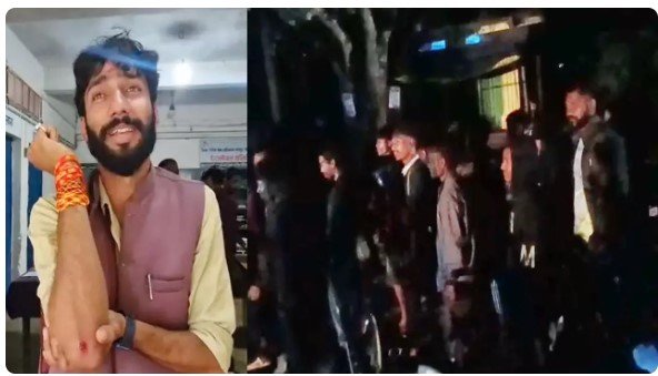 Janpad member Jashpur : जनपद सदस्य और युवकों में मारपीट पर बवाल: पूर्व मंत्री गणेश राम भगत के विरोध में लगे नारे, थाने में मचाया हंगामा