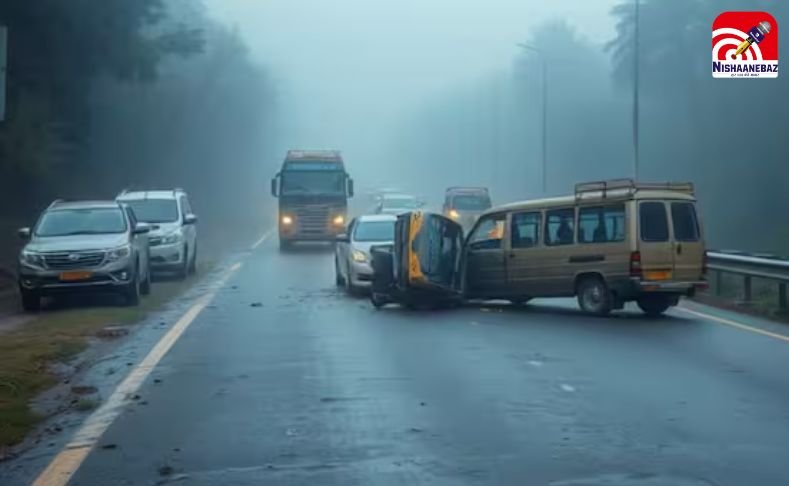 Budgam Sadak Hadsa : बडगाम में भीषण सड़क हादसा : डंपर-सूमो टक्कर में 4 लोगों की मौत….