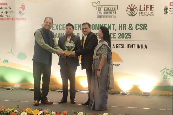 Environment Award : किरंदुल परियोजना ऐक्सिड पर्यावरण पुरस्कार-2025 से सम्मानित