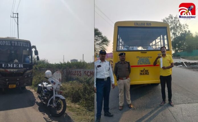 Indore Traffic Police Action Indore Traffic Police Action