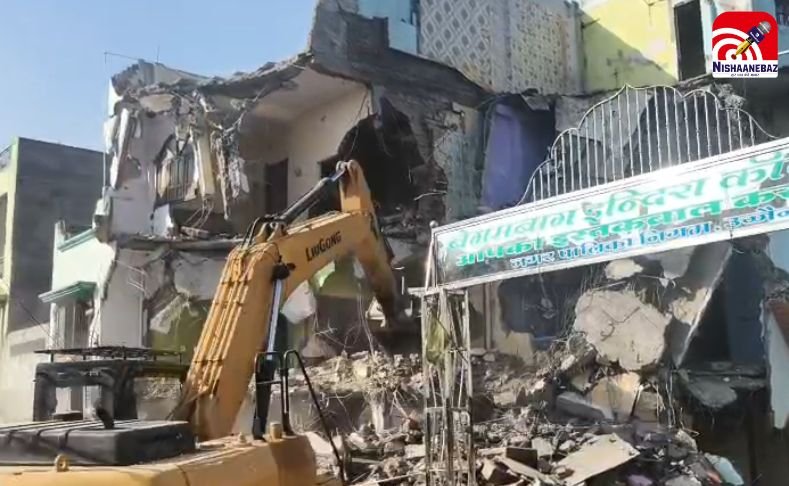 Ujjain Bulldozer Action