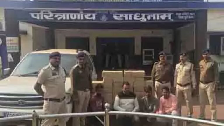 major action Durg : टाटा सफारी से ₹4 लाख की अवैध शराब जब्त, चार अंतर्राज्यीय तस्कर गिरफ्तार