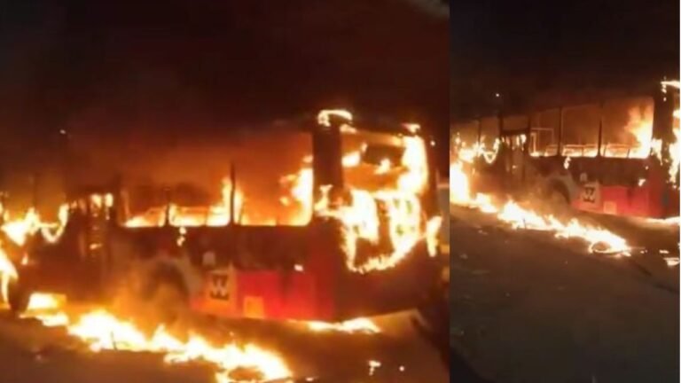 gwalior bus fire