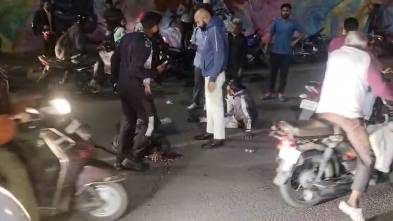 Road accident : राजकुमार ब्रिज पर दर्दनाक सड़क हादसा — मेडिकैप्स कॉलेज की बस की टक्कर से एक की मौत, दूसरा घायल