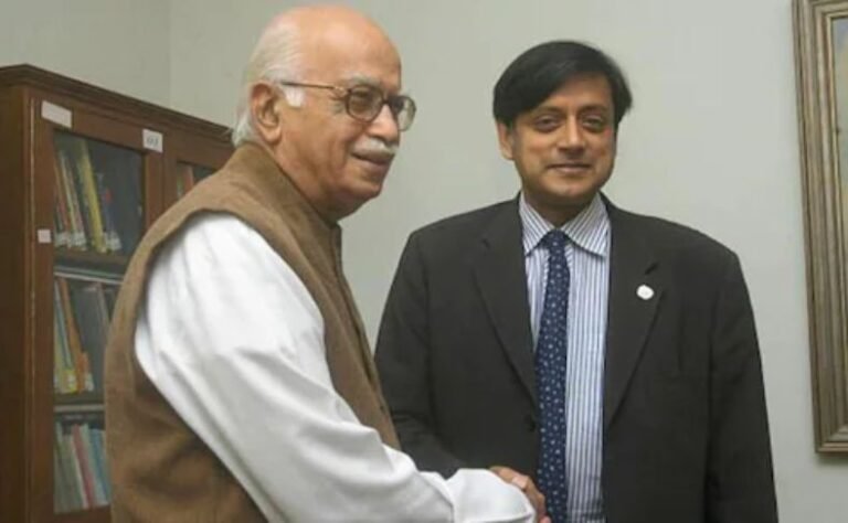 tharoor advani