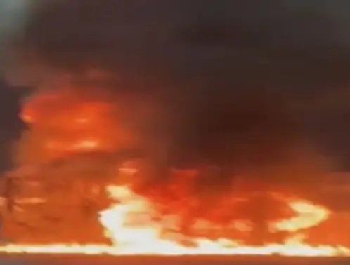 Raipur News : खमतराई ओवरब्रिज पर चलती स्कॉर्पियो में अचानक आग, ड्राइवर की सूझबूझ से 4 लोगों की जान बची