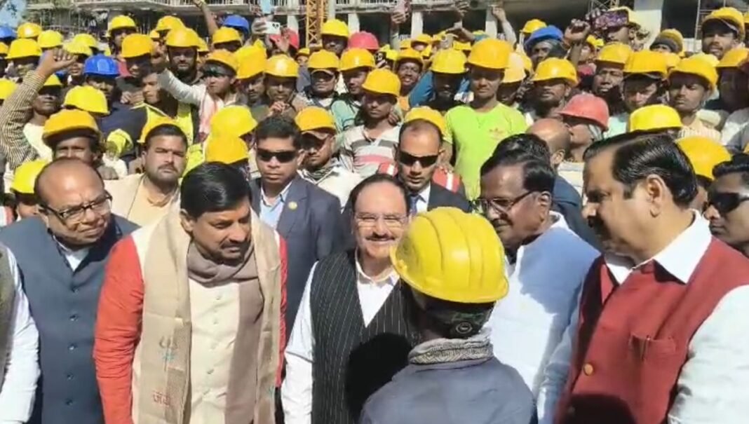 Ujjain में MedCity College का निर्माण तेज़ी से जारी, CM मोहन यादव और जे.पी. नड्डा ने किया निरीक्षण