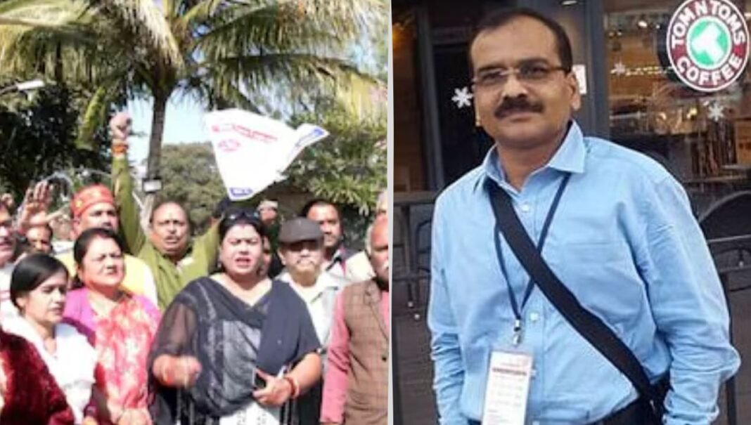 IAS Santosh Verma के खिलाफ ब्राह्मण समाज सड़कों पर, CM निवास तक मार्च, FIR और बर्खास्तगी की मांग