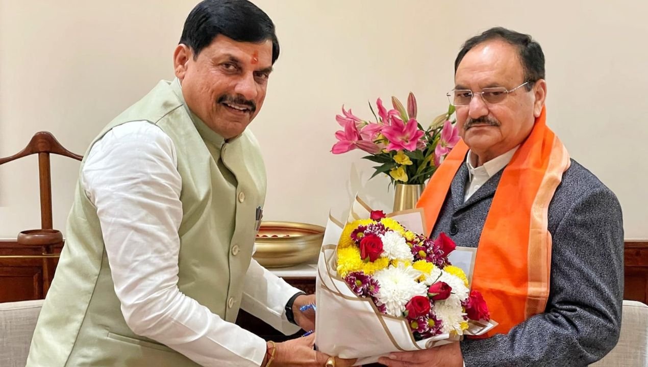 CM MOHAN YADAV JP NADDA