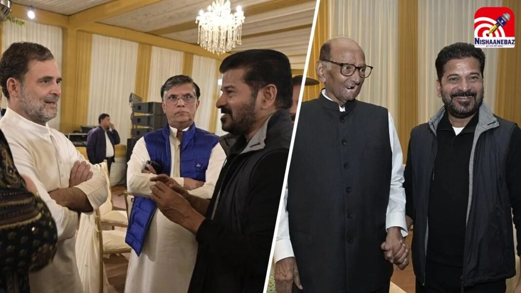 High-profile event : विपक्ष के नेता और निशाने पर रहा उद्योगपति एक ही कमरे में, कांग्रेस प्रवक्ता ने तस्वीर लेने से रोका