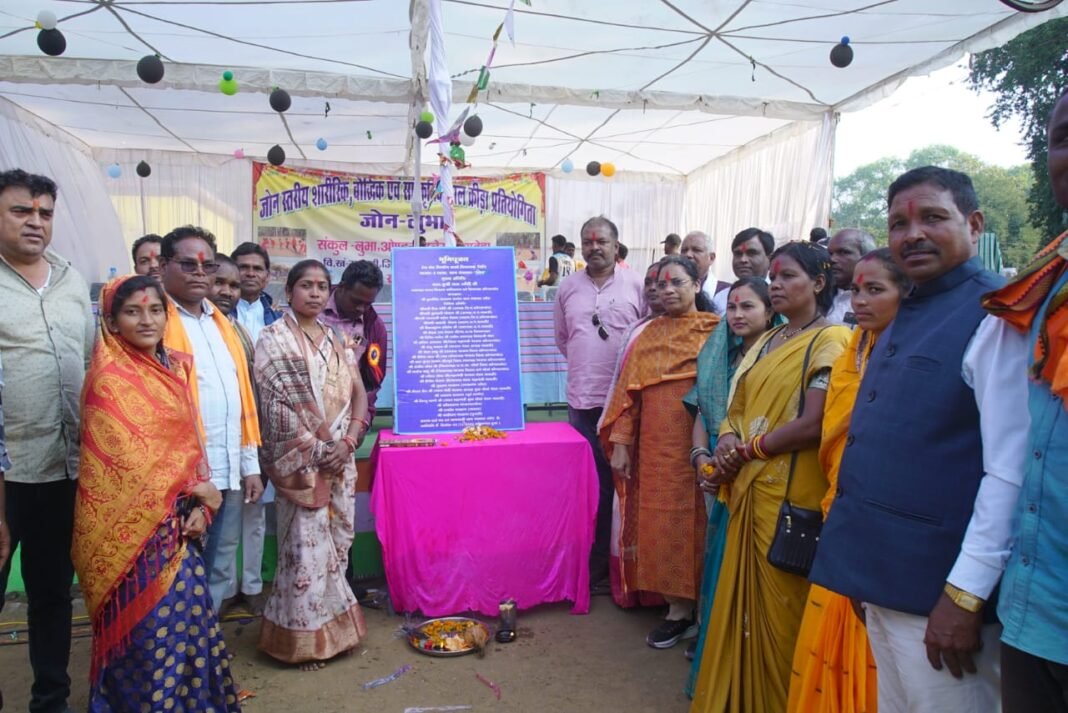 land worship ceremony : कोंडागांव विधायक ने 60 लाख रुपए के विकास कार्यों की सौगात दी