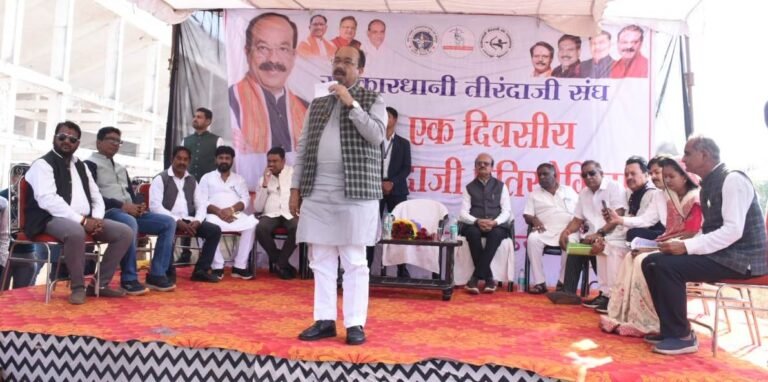 Archery competition : ‘तीरंदाजी ध्यान, धैर्य, एकाग्रता और अनुशासन का खेल’ : उपमुख्यमंत्री अरुण साव