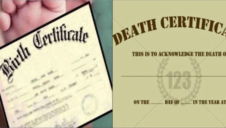 birth-death certificate