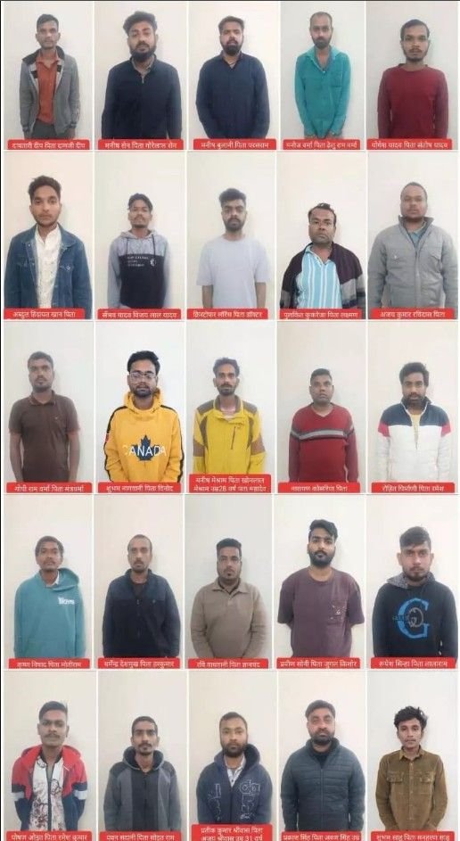 Interstate cyber gang : रायपुर पुलिस की ‘सर्जिकल स्ट्राइक’ : 174 करोड़ के ट्रांजेक्शन वाले अंतरराज्यीय साइबर गिरोह का पर्दाफाश, 25 ठग गिरफ्तार