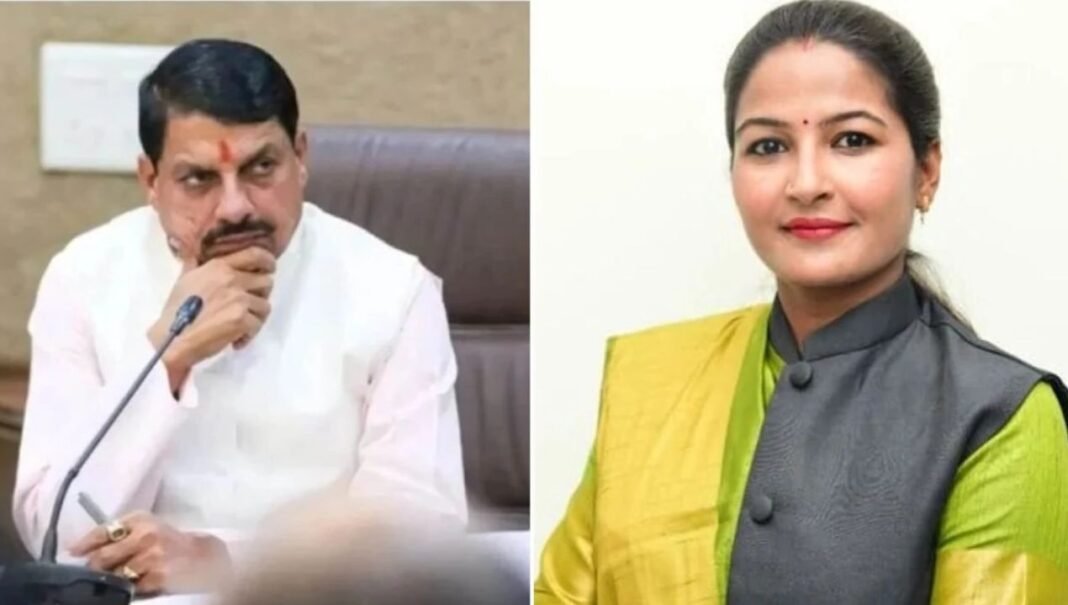 M.P News : CM मोहन ने मंत्री प्रतिमा बागरी को लगायी फटकार, किया सवाल- अमानक सड़क पर निरीक्षण क्यों?