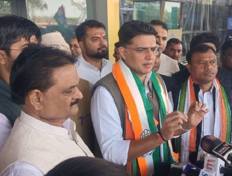 Sachin Pilot Visit Raipur