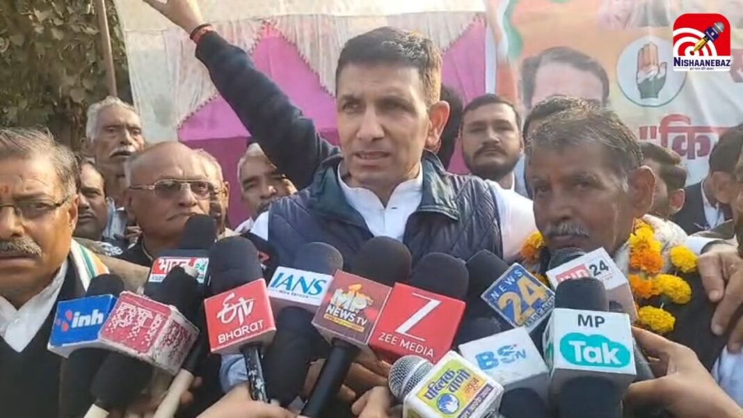 Jitu Patwari Vidisha Visit : विदिशा में जीतू पटवारी की हुंकार : बोले—’5 जनवरी से बदलेगी कांग्रेस की तस्वीर’, संगठन को धार देने जमीनी स्तर पर उतरे