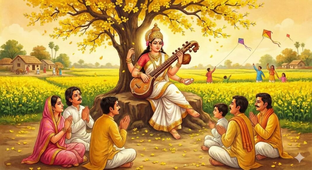 Maa Saraswati Jayanti : वसंत पंचमी : ज्ञान, संगीत और प्रकृति के नव-सृजन का महापर्व…लेख : ऋषिकेश मिश्रा