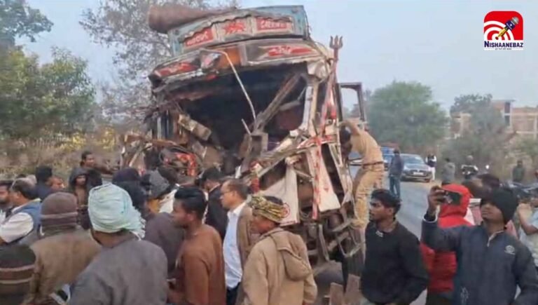 कांकेर NH-30 में दो ट्रकों की भिड़ंत, 3 की मौके पर मौत, हाईवे पर लग गया लंबा जाम