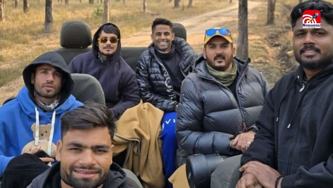 IND vs NZ से पहले सूर्या की टीम ने लिया जंगल का सुकून, पेंच की सफारी पर टीम इंडिया