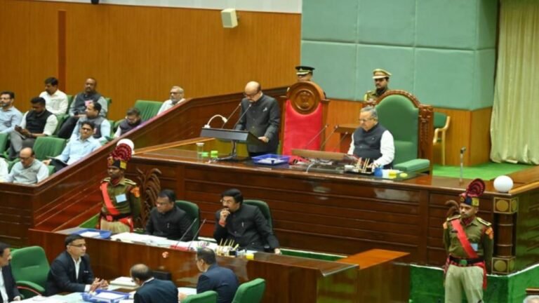 Governor Ramen Deka Speech : छत्तीसगढ़ विधानसभा: राज्यपाल ने पढ़ा ‘विकसित राज्य’ का संकल्प पत्र; किसानों को बोनस और बस्तर में शांति पर विशेष जोर