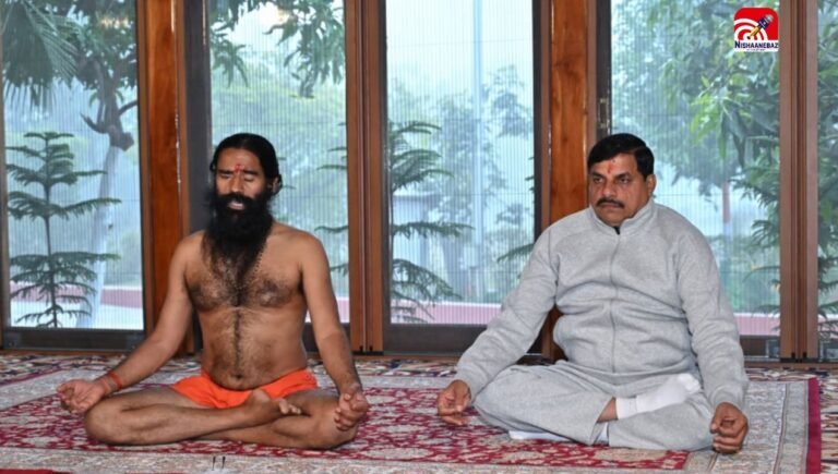 M.P News : हरिद्वार पहुंचे मुख्यमंत्री मोहन यादव, पतंजलि योगपीठ में किया योग, दिया स्वास्थ्य का संदेश