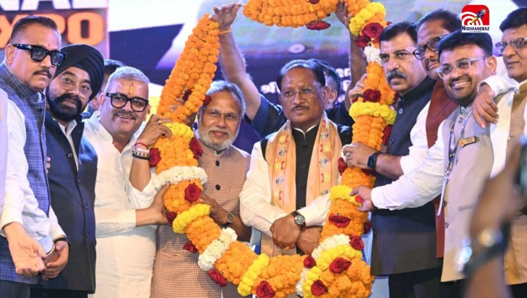 रायपुर : नेशनल ट्रेड एक्सपो 2026 में शामिल हुए मुख्यमंत्री साय, 8 लाख करोड़ के निवेश प्रस्ताव