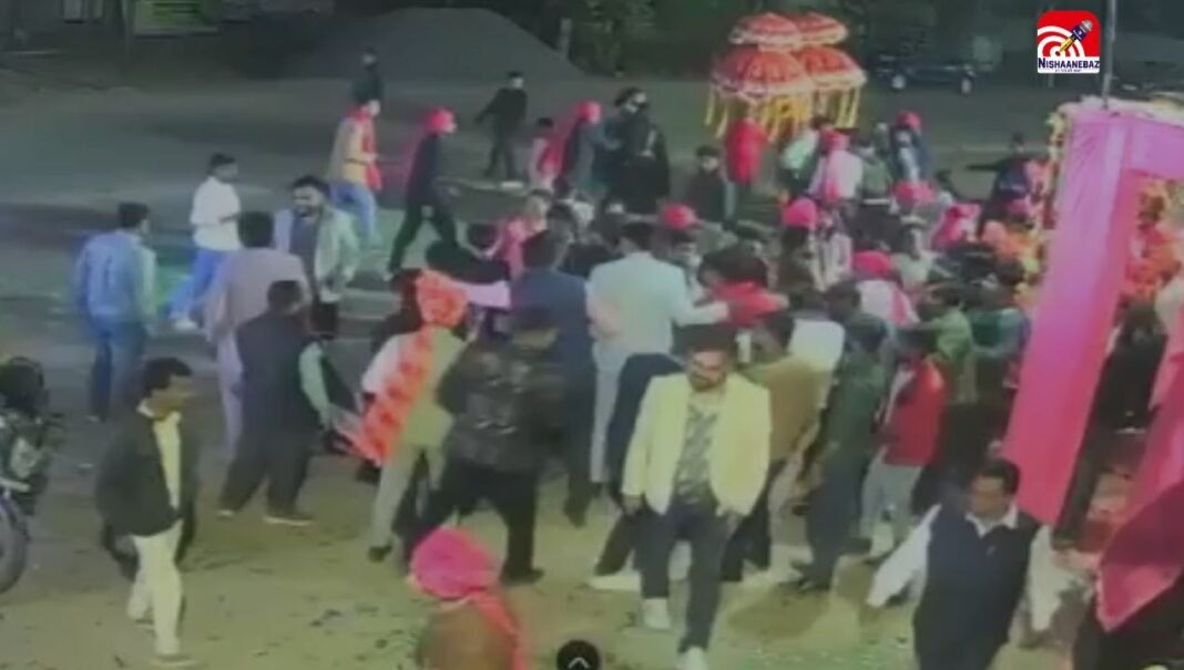 रायसेन में बारात के दौरान हर्ष फायरिंग, चार युवक घायल, CCTV फुटेज से खुलासा