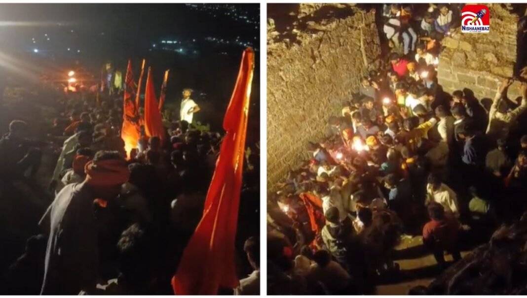 पुणे : शिवनेरी किले पर शिवजयंती के दौरान भगदड़, महिलाएं और बच्चे धक्का-मुक्की में गिरे, कई श्रद्धालु घायल