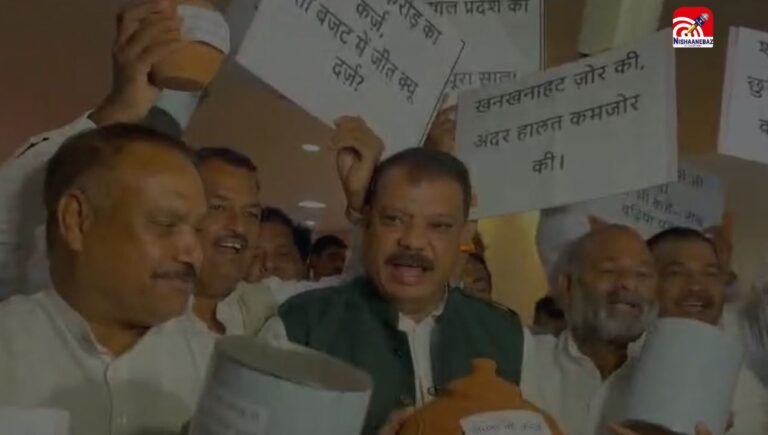 M.P News : विधानसभा में कांग्रेस का प्रदर्शन! बोले उमंग सिंघार- घोषणाओं में उलझी सरकार, जमीन पर हालात खराब