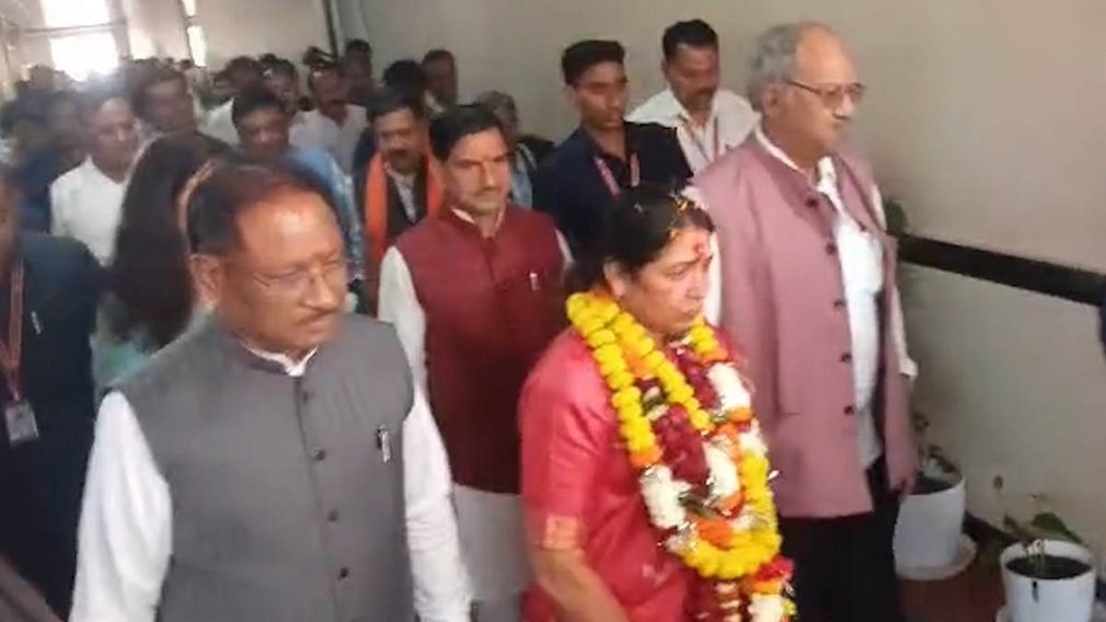 CG NEWS : राज्यसभा चुनाव: भाजपा उम्मीदवार लक्ष्मी वर्मा ने नामांकन भरा, मुख्यमंत्री विष्णु देव साय बने प्रस्तावक