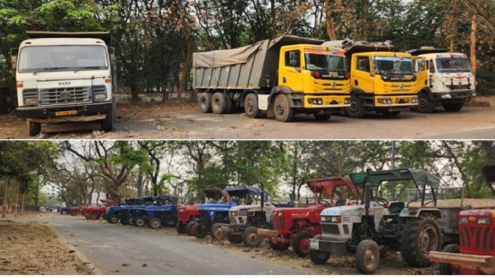 CG NEWS : रायगढ़ में माफियाओं पर ‘सर्जिकल स्ट्राइक’ : 7 दिन, 27 वाहन जब्त; पर घरघोड़ा में ‘साय-साय ‘ एक्शन का इंतजार