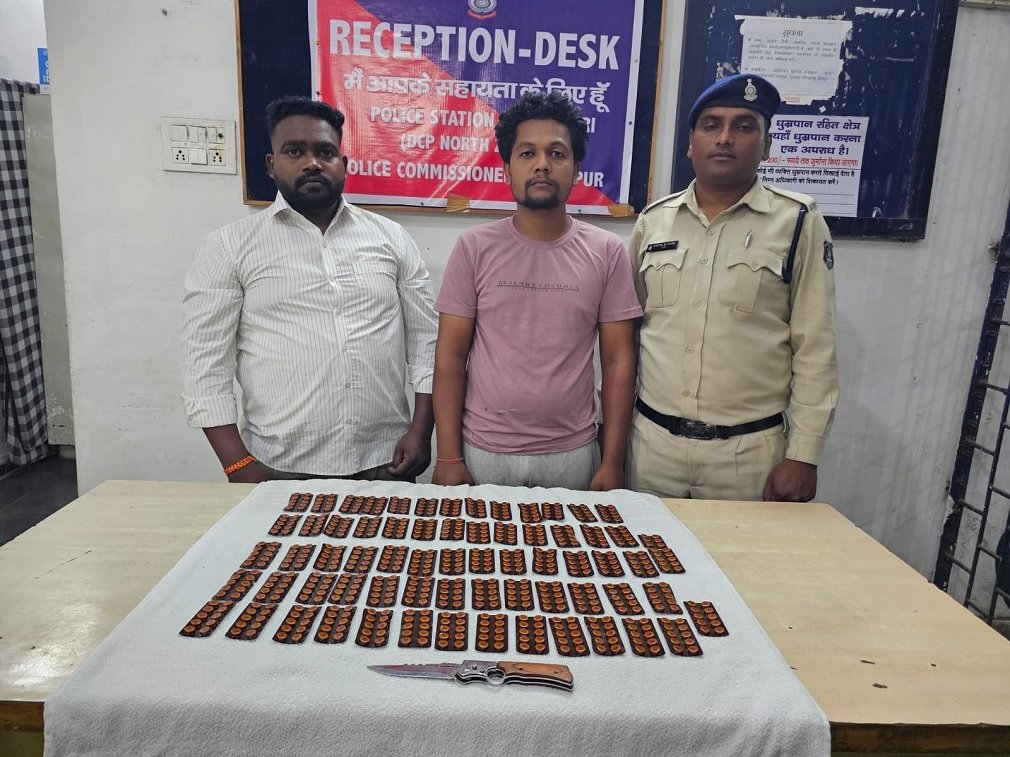 Raipur News :गुढ़ियारी में नशीली टेबलेट के साथ दो गिरफ्तार, खिलौने के बॉक्स में छिपाकर करते थे सप्लाई