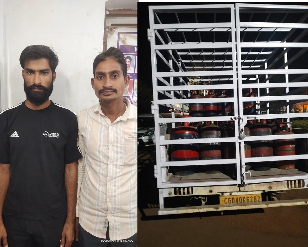 CG NEWS: खरोरा में अवैध गैस कारोबार पर कार्रवाई, 45 कॉमर्शियल सिलेंडर जब्त