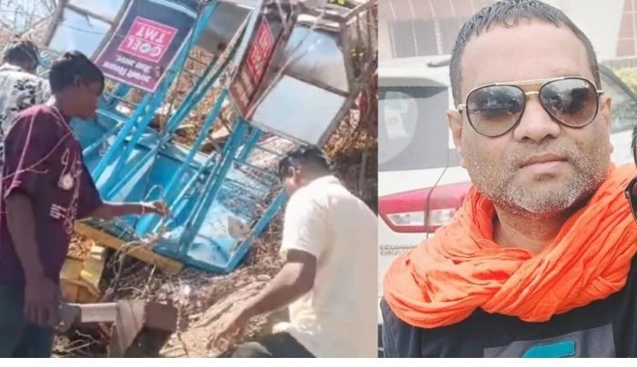 Khallari ropeway accident : खल्लारी रोपवे हादसा: मृतकों की संख्या बढ़कर 2, घायल गोविंद स्वामी ने तोड़ा दम