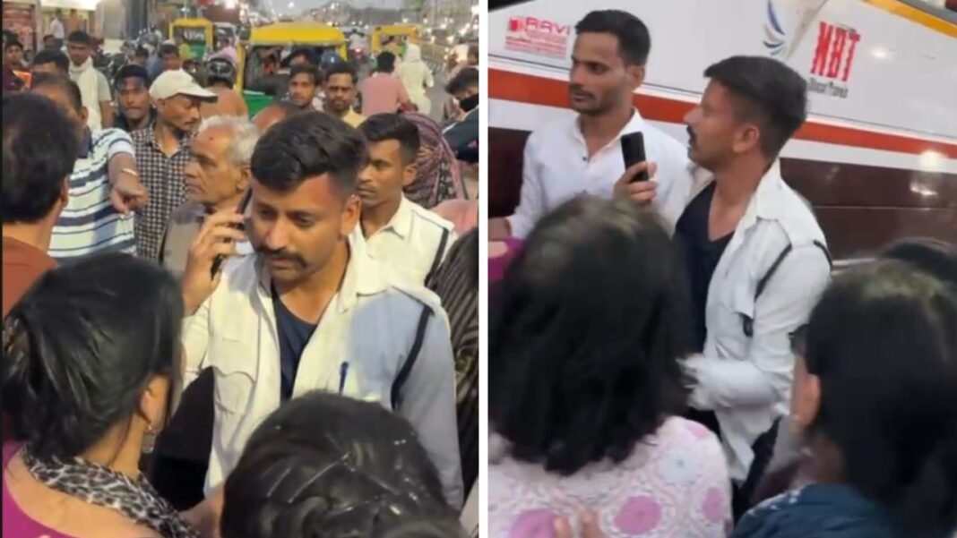 Traffic Cop vs Railway Staff : भोपाल में सड़क पर ‘जंग’: कोलार डी-मार्ट के सामने ट्रैफिक सिपाही और रेलवे महिला कर्मियों के बीच जमकर हुई मारपीट