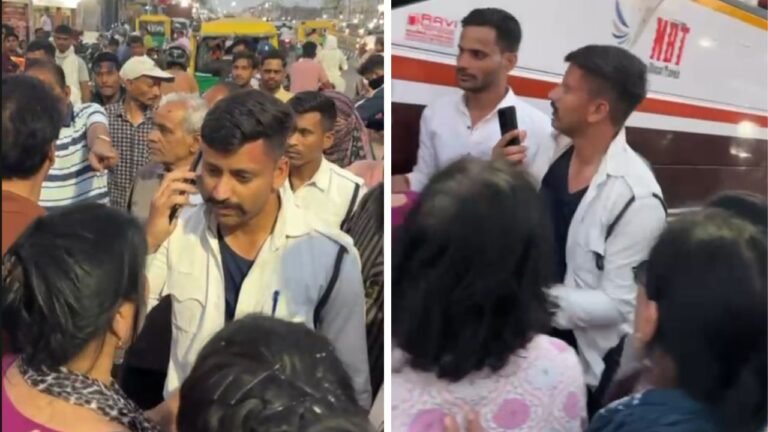 Traffic Cop vs Railway Staff : भोपाल में सड़क पर ‘जंग’: कोलार डी-मार्ट के सामने ट्रैफिक सिपाही और रेलवे महिला कर्मियों के बीच जमकर हुई मारपीट