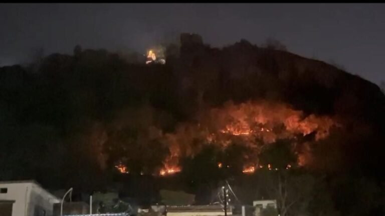 Budhadev Pahadi Fire Update : डोंगरगढ़ की बुढ़ादेव पहाड़ी पर भीषण आग का तांडव: सूखी घास और तेज हवाओं ने बढ़ाई मुश्किल; शहर में दहशत, दमकल की पहुंच से बाहर लपटें