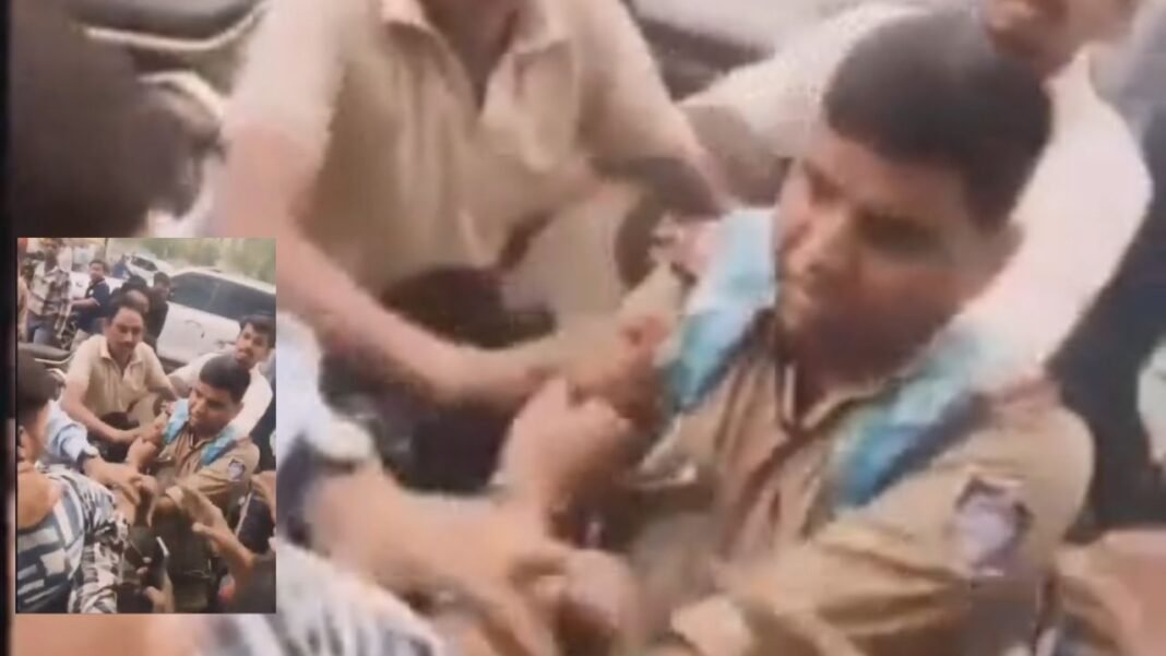 Gwalior Kampoo Police Clash : ग्वालियर: कंपू में बवाल; झगड़ा शांत कराने पहुंचे SI से भिड़े युवक, ‘थप्पड़’ की खबर के बाद भड़का हंगामा