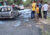 NTPC Singrauli News Car Fire Incident : एनटीपीसी कॉलोनी में धू-धू कर जली कार, मौत के मुंह से सुरक्षित बाहर निकली महिला; तीन दिन पहले ही हुआ था इंश्योरेंस