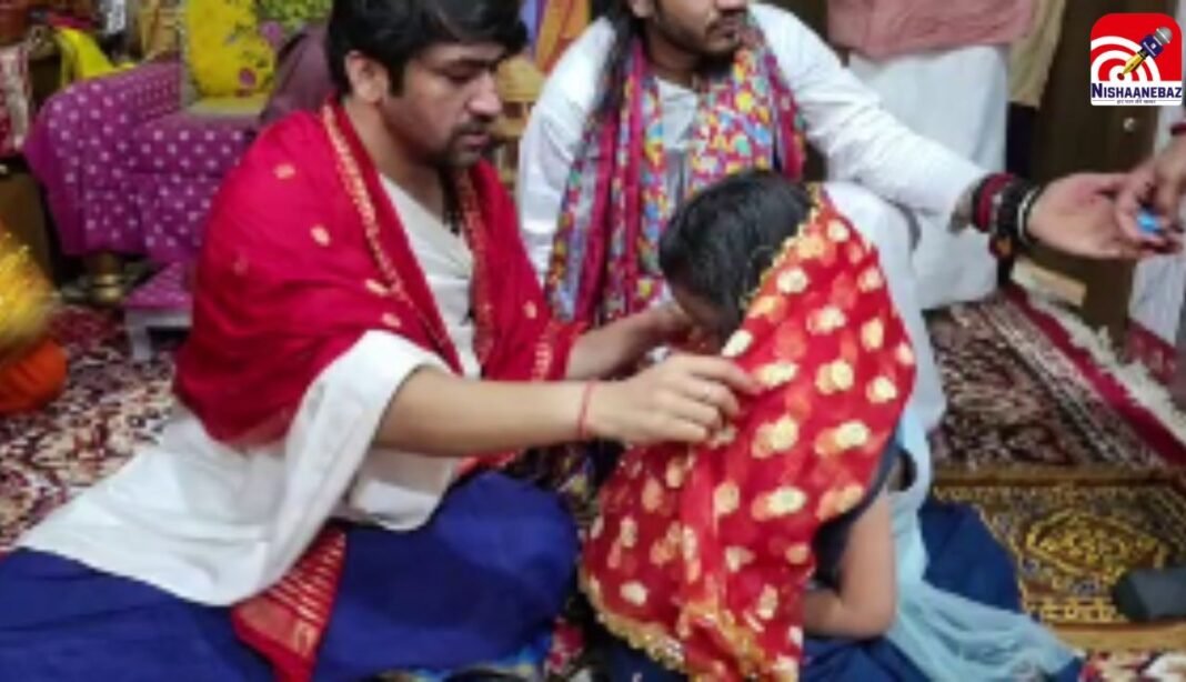 M.P News : अष्टमी पर बागेश्वर धाम में भव्य कन्या पूजन, बागेश्वर महाराज ने लिया कन्याओं का आशीर्वाद, उमड़ा भक्तों का सैलाब