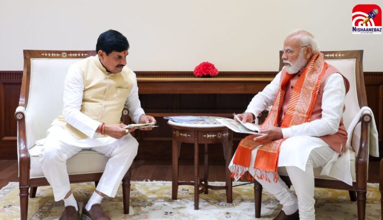 M.P News : दिल्ली में प्रधानमंत्री मोदी से मिले सीएम मोहन यादव, विकास कार्यों पर हुई चर्चा