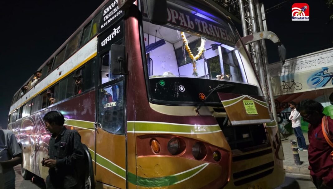 M.P News : इंदौर में नशे के खिलाफ बड़ा अभियान, यात्रियों से भरी बस का चालक नशे में गिरफ्तार